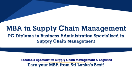 MBA/PGDIP IN SUPPLY CHAIN MANAGEMENT