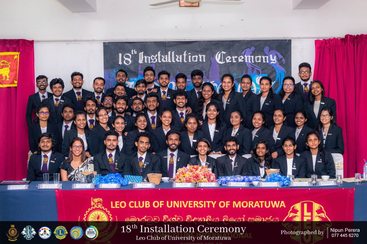 Leo Club of University of Moratuwa was awarded the Most Outstanding Leo club in Sri  Lanka for the year 2020/2021