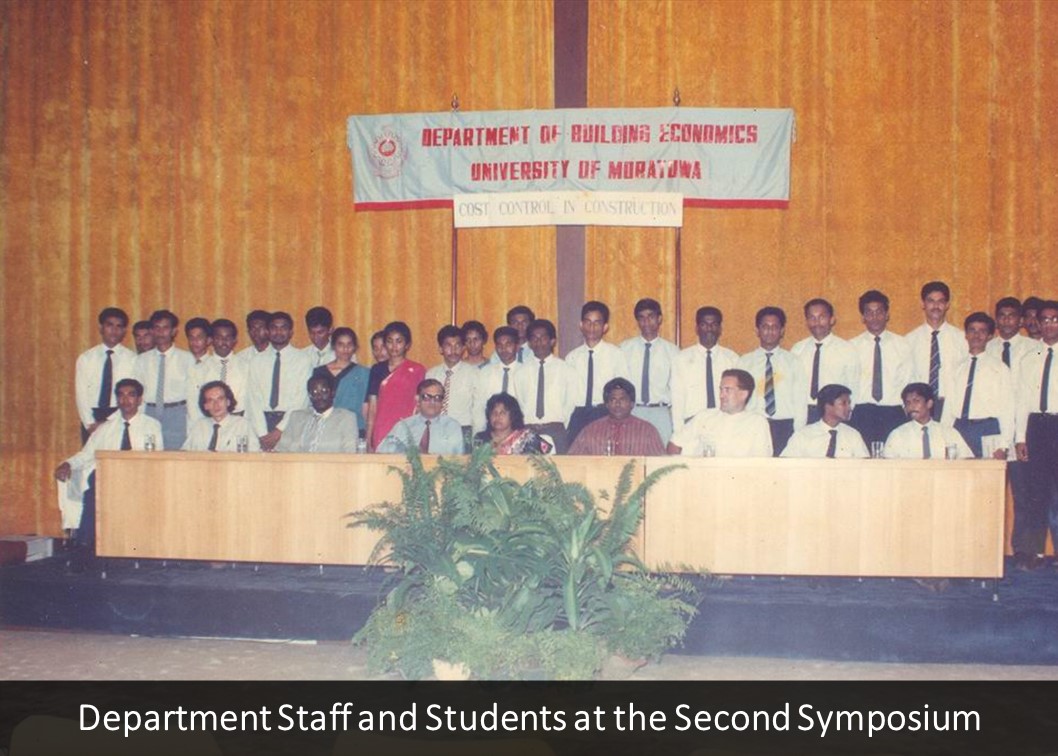 Department Staff and Students at the Second Symposium