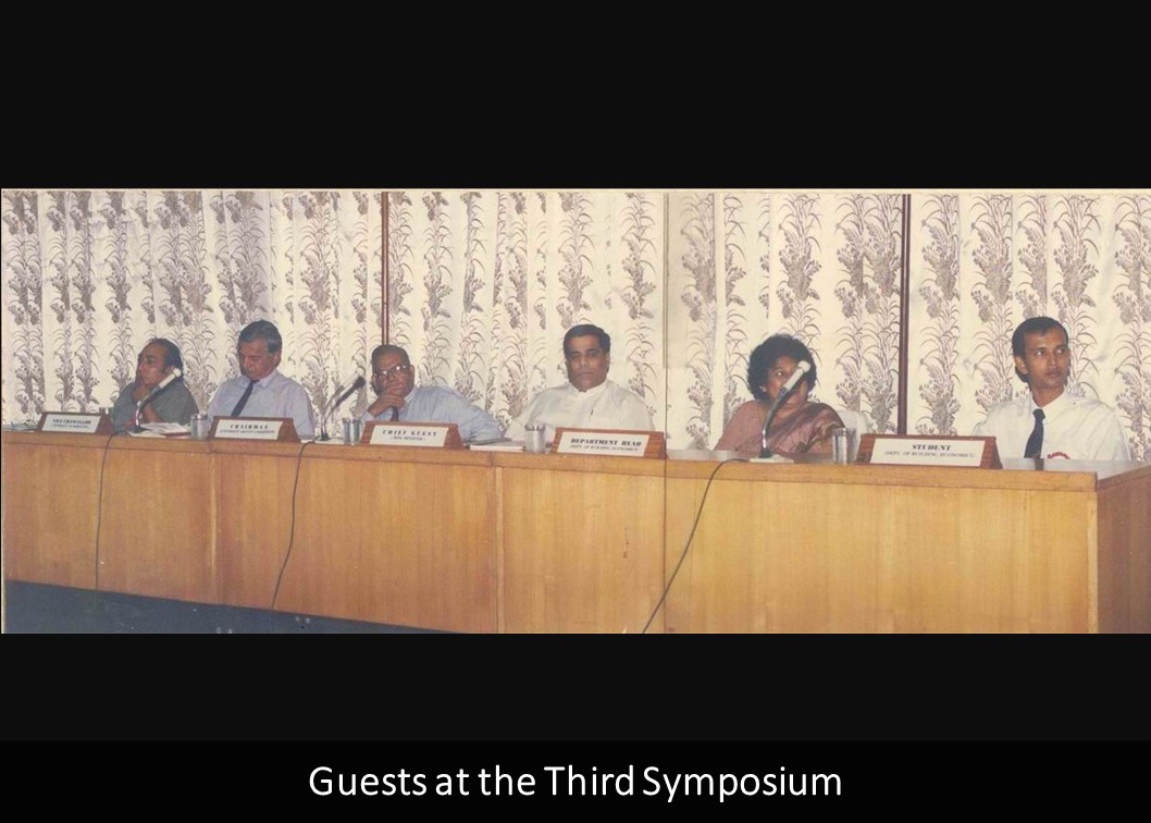 Panel Discussion at the Third Symposium