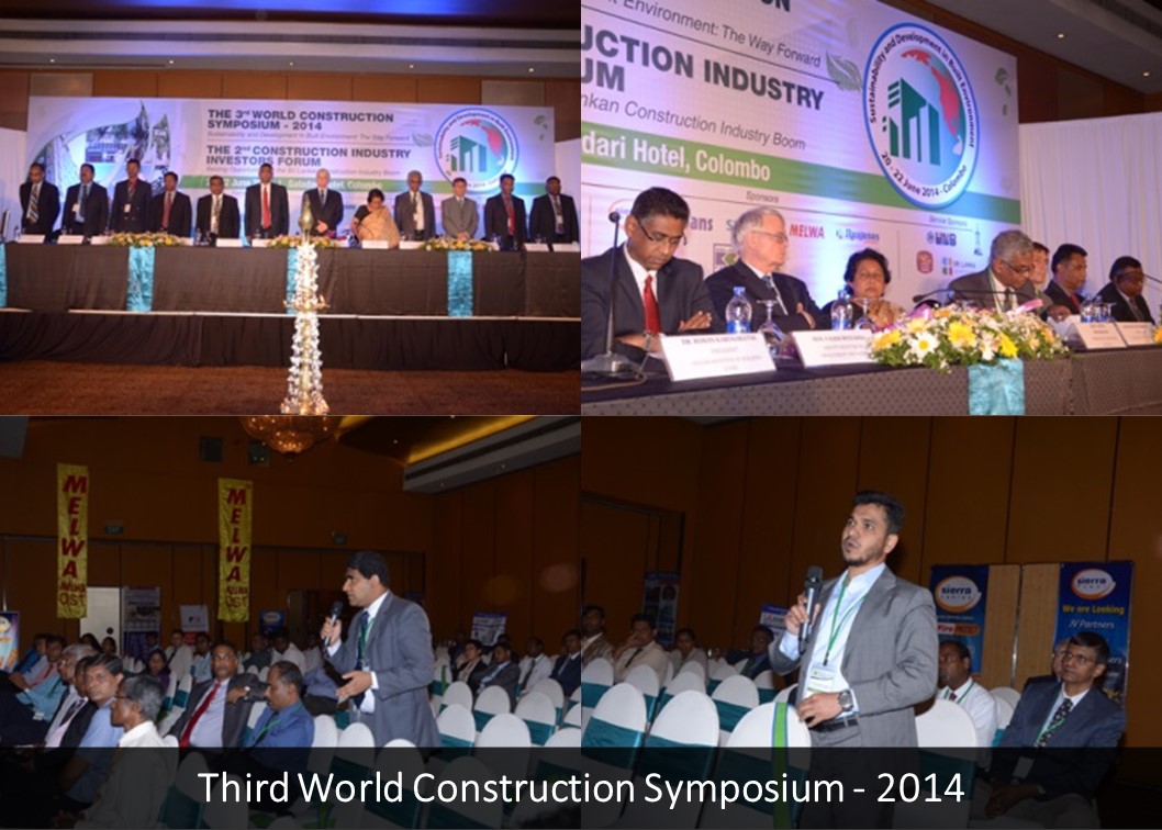 Third World Construction Symposium - 2014