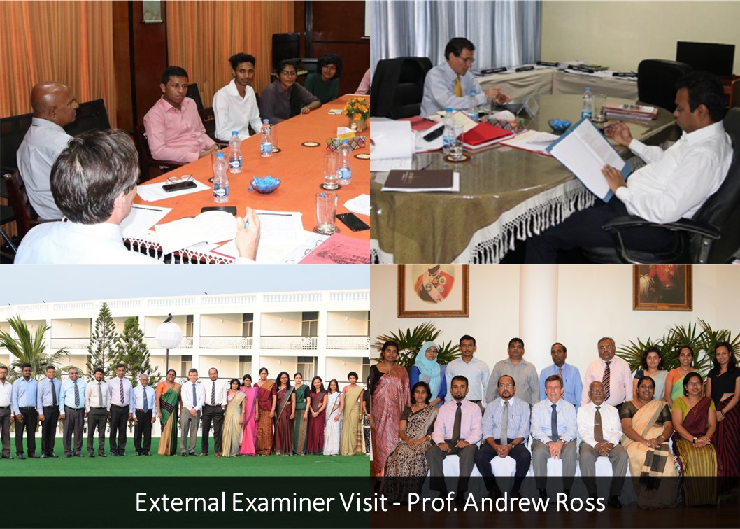 External Examiner Visit - Prof. Andrew Ross