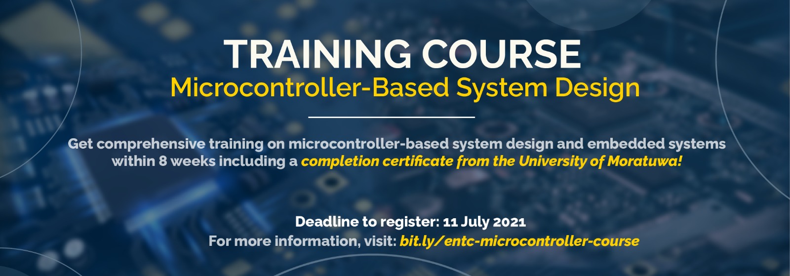 Training Course on Mircocontroller Based System Design