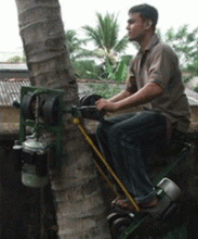 Designing, Fabricating and Testing of a Coconut Tree Climbing Device
