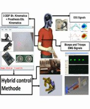 Controlling of a Trans-Humeral Prosthetic Arm in Accordance with Human Motion Intention 