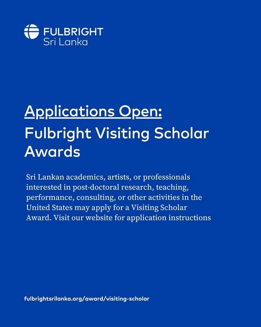 Applications are now open for the 2027 The Fulbright Program Visiting Scholar Awards