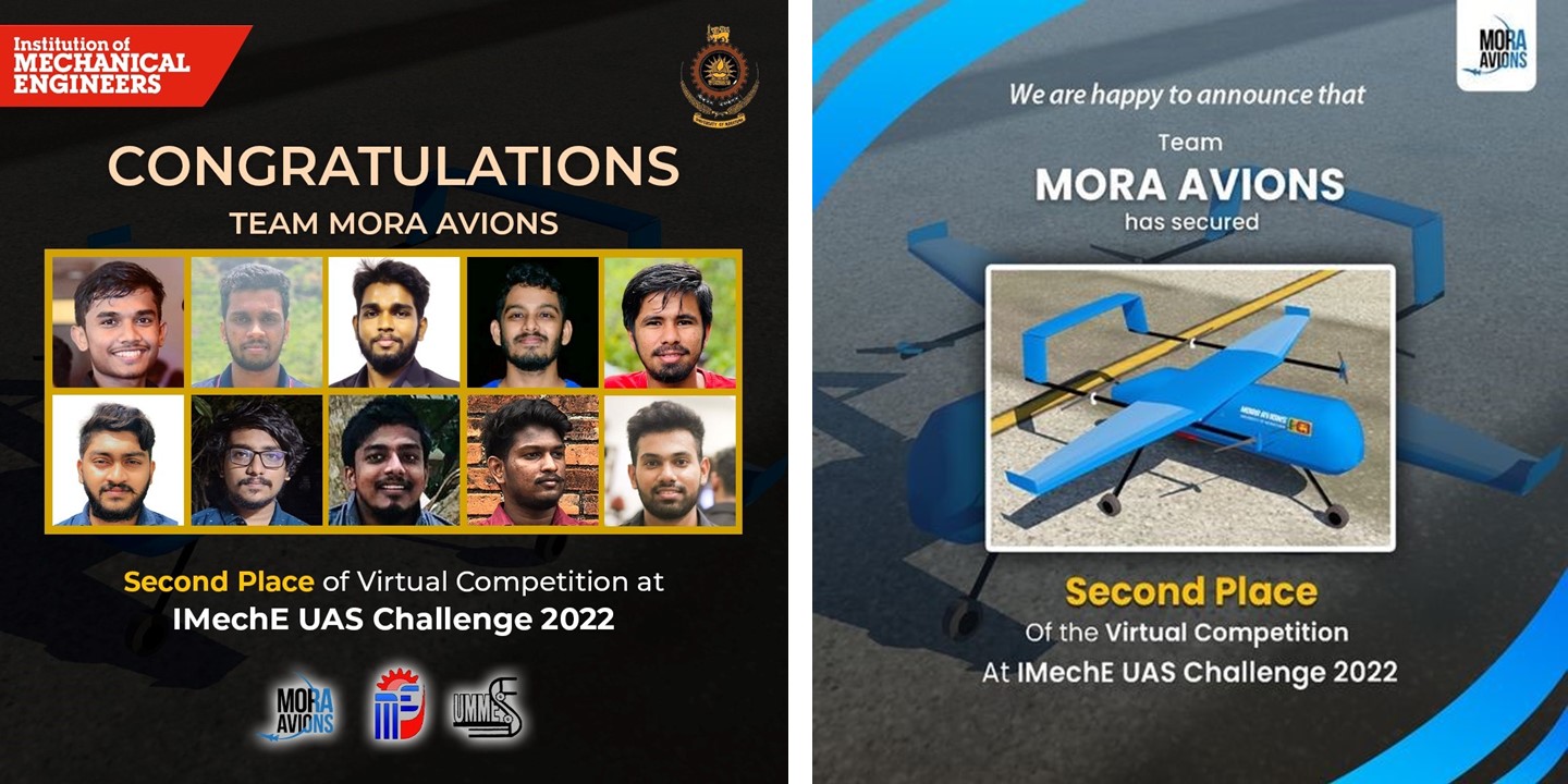 Team Mora Avions becomes 1st Runner-up in IMechE UAS Challenge Competition 2022