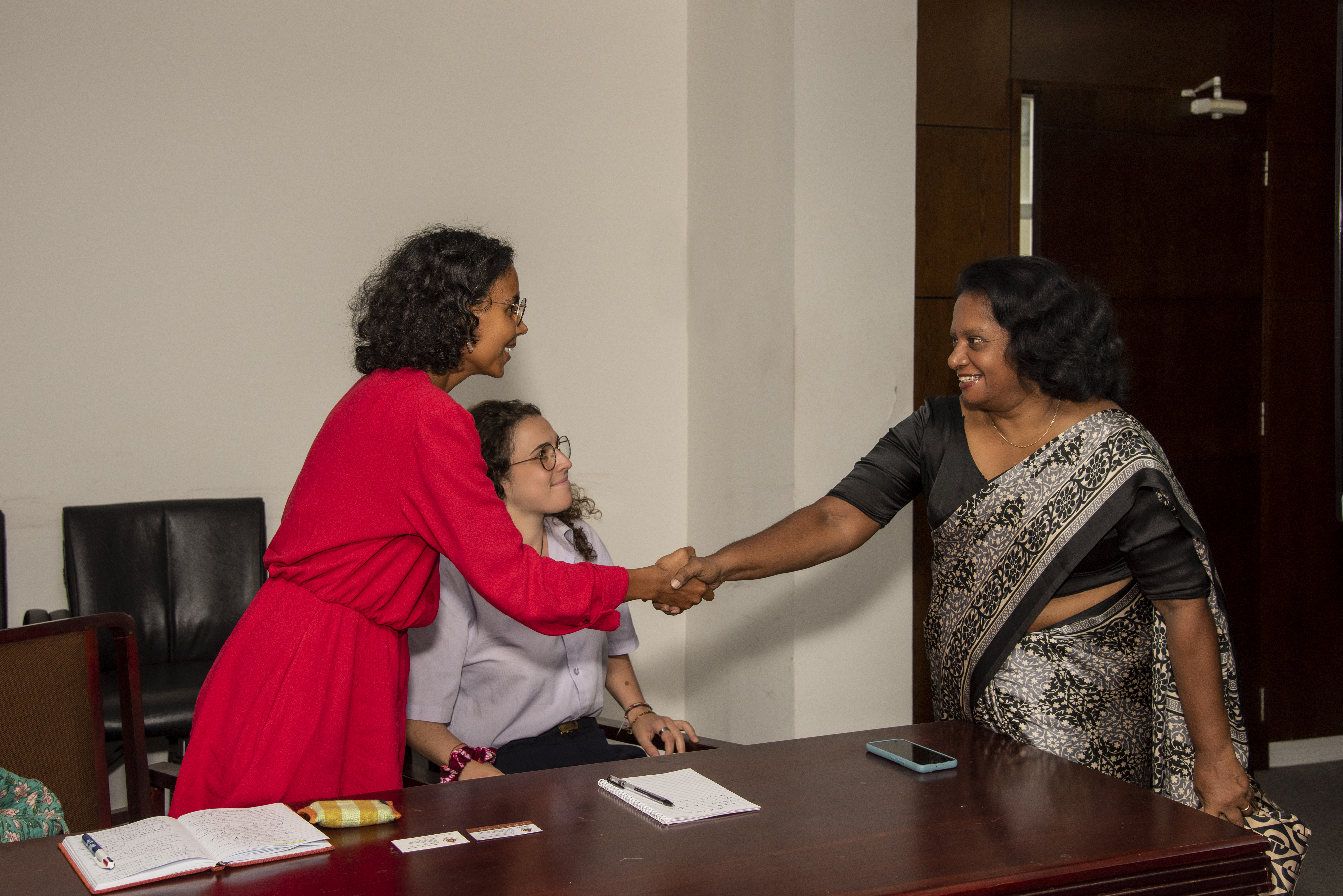 Delegation meeting with the representatives from Embassy of France in Sri Lanka and the Maldives