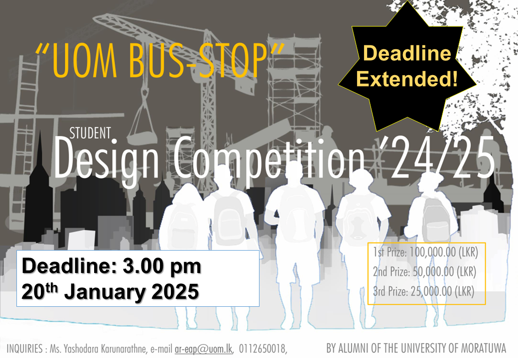 UOM Bus-Stop” Design Competition 2024