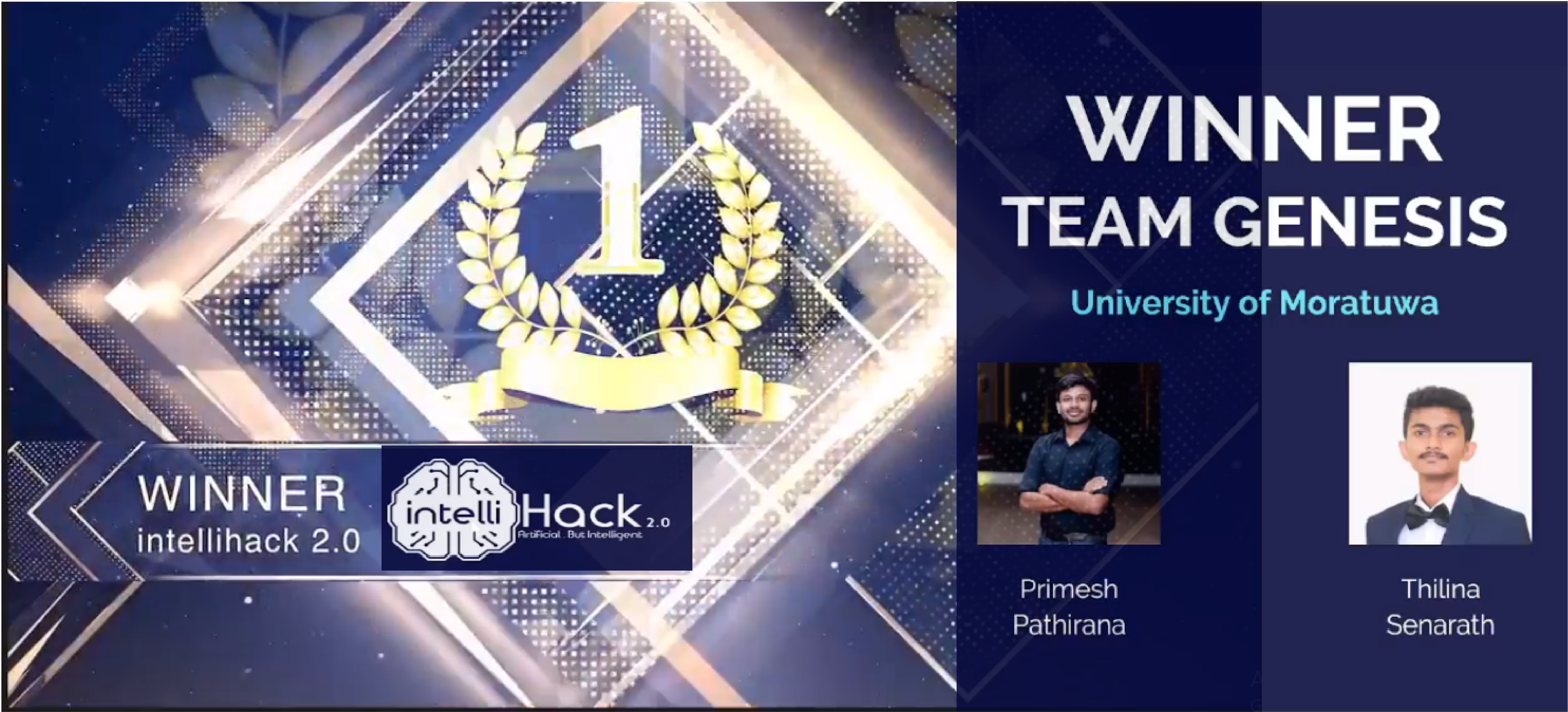 CSE Team from UoM Wins First Place in the IntelliHack2 Competition Organized by IEEE CS UCSC