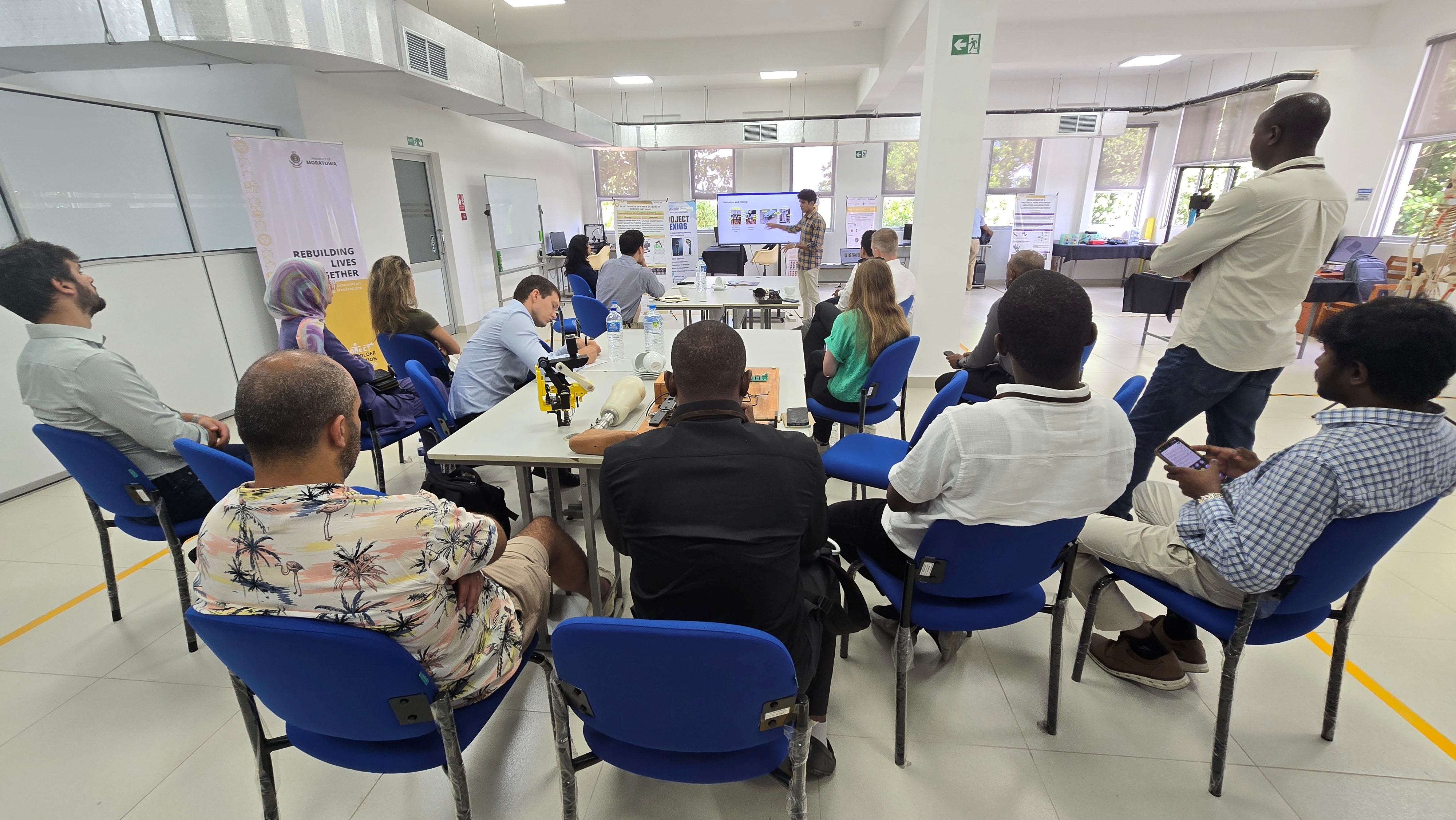Final-year project showcase in the Bionics Laboratory