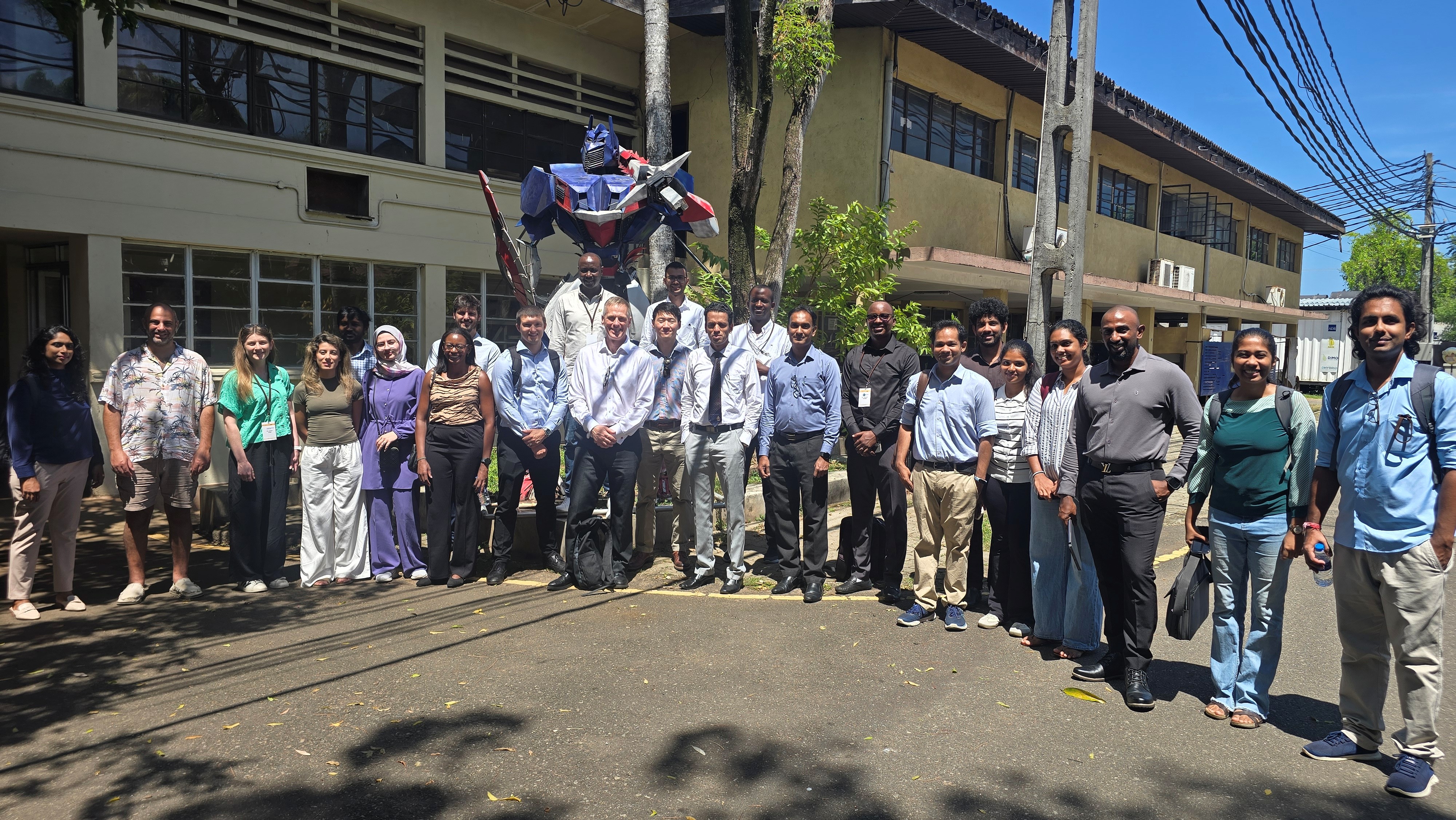 iPrOTeCT delegates on the University of Moratuwa campus