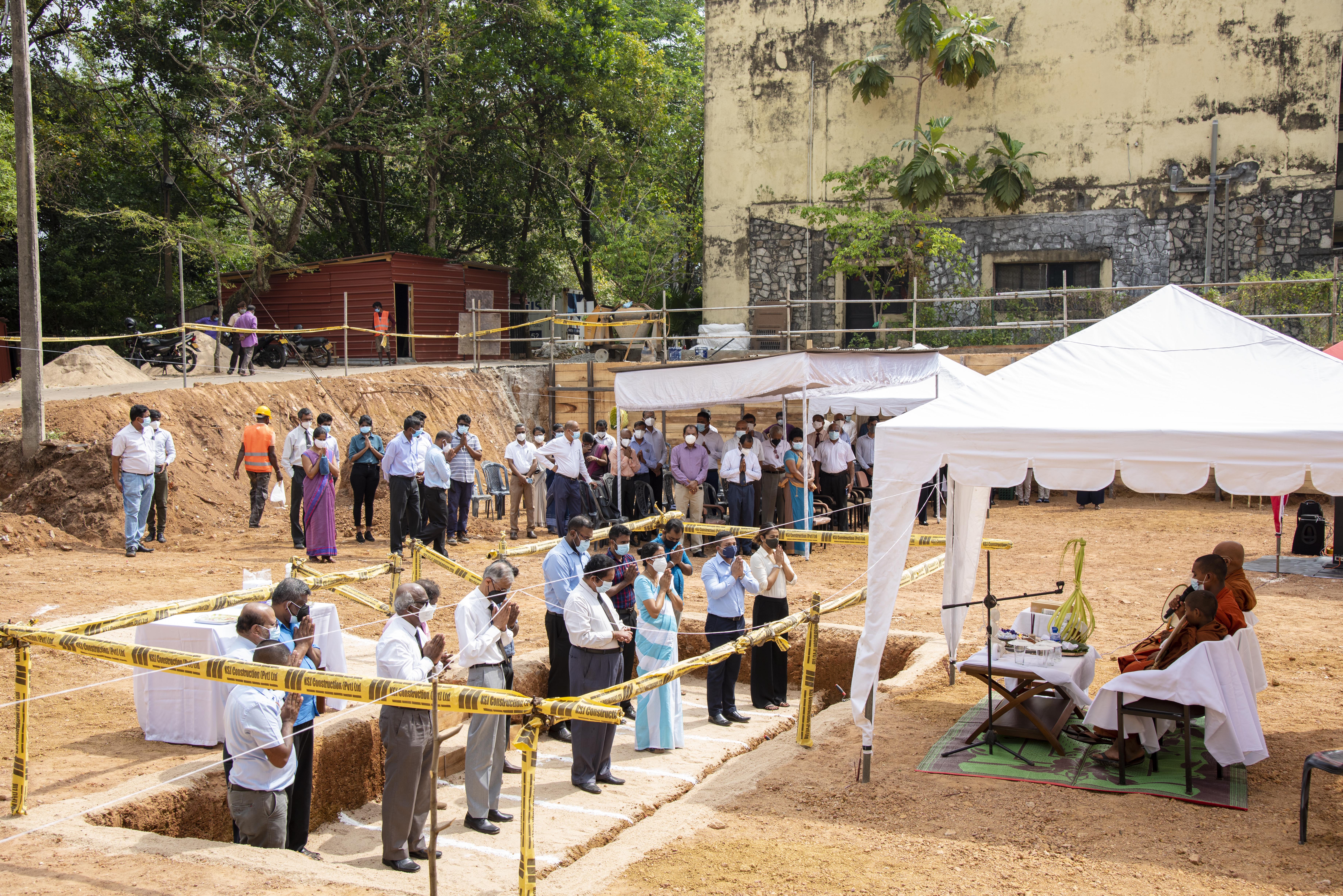 Foundation stone laying ceremony of the MSE new building 