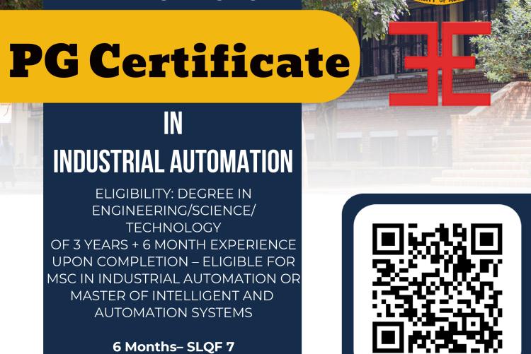 PGC in Industrial Automation (SLQF – L7, 6 months)
