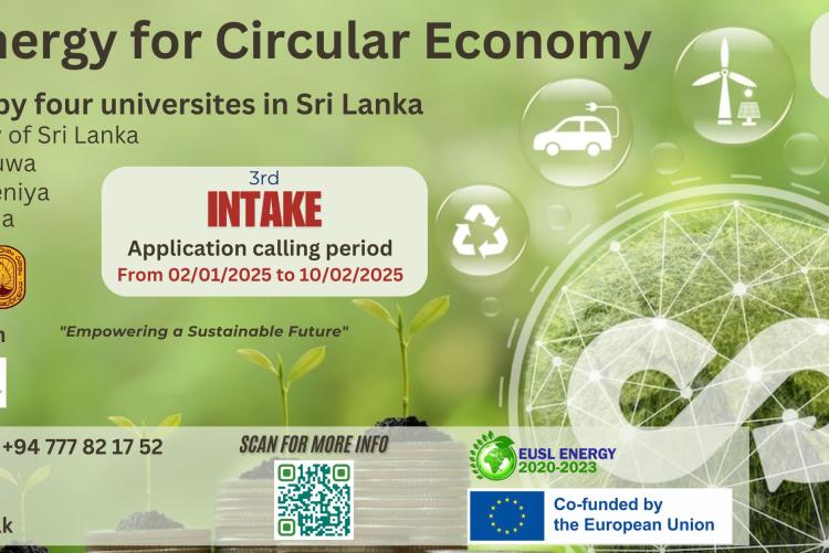 MSc. in Energy for Circular Economy Programme