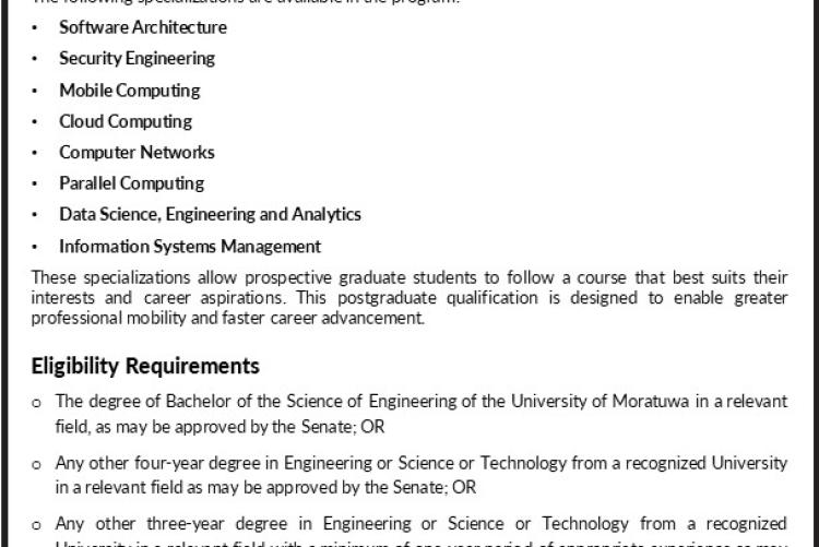 MSc/ PG Dip in Computer Science