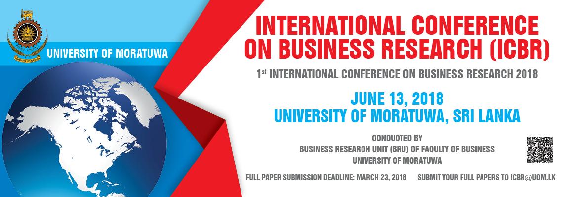 International Conference on Business Research 2018