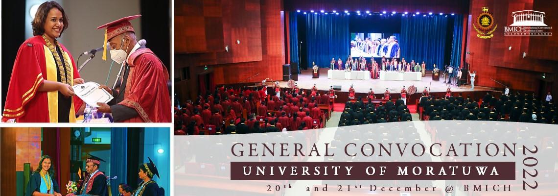 43RD GENERAL CONVOCATION OF THE UNIVERSITY OF MORATUWA