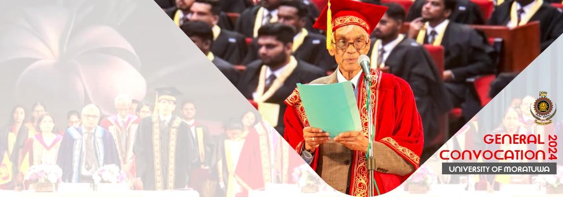 45TH GENERAL CONVOCATION OF THE UNIVERSITY OF MORATUWA