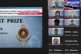 Team STIMULUS of University of Moratuwa wins a FIRST PRIZE at the 3rd Regional Association of Energy and Power Universities (RAEP) Energy and Electricity Market Business Decision Simulation Competition 2021