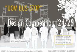 UoM bus stop student competition 2024