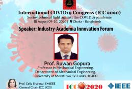 Speaker of the International COVID 19 Congress 2020