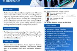 Training program on Industrial Boiler Operation and Maintenance