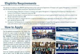 MBA in Supply Chain Management 2022