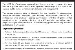 MBA in eGovernance