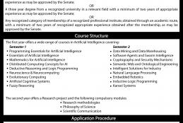 MSc in Artificial Intelligence - 12th Intake