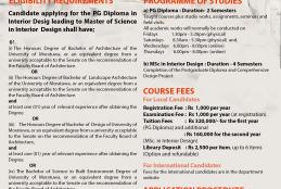 MSc in Interior Design