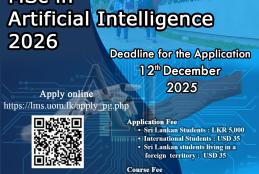 MSc in Artificial Intelligence 2026