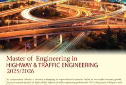 M.Eng. in Highway & Traffic Engineering / MSc. in Transportation