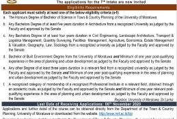 MSc in Spatial Planning, Management and Design
