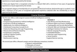 MSc/PG Diploma in Artificial Intelligence
