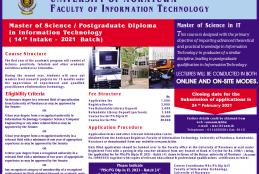  MSc /PG Diploma in Information Technology