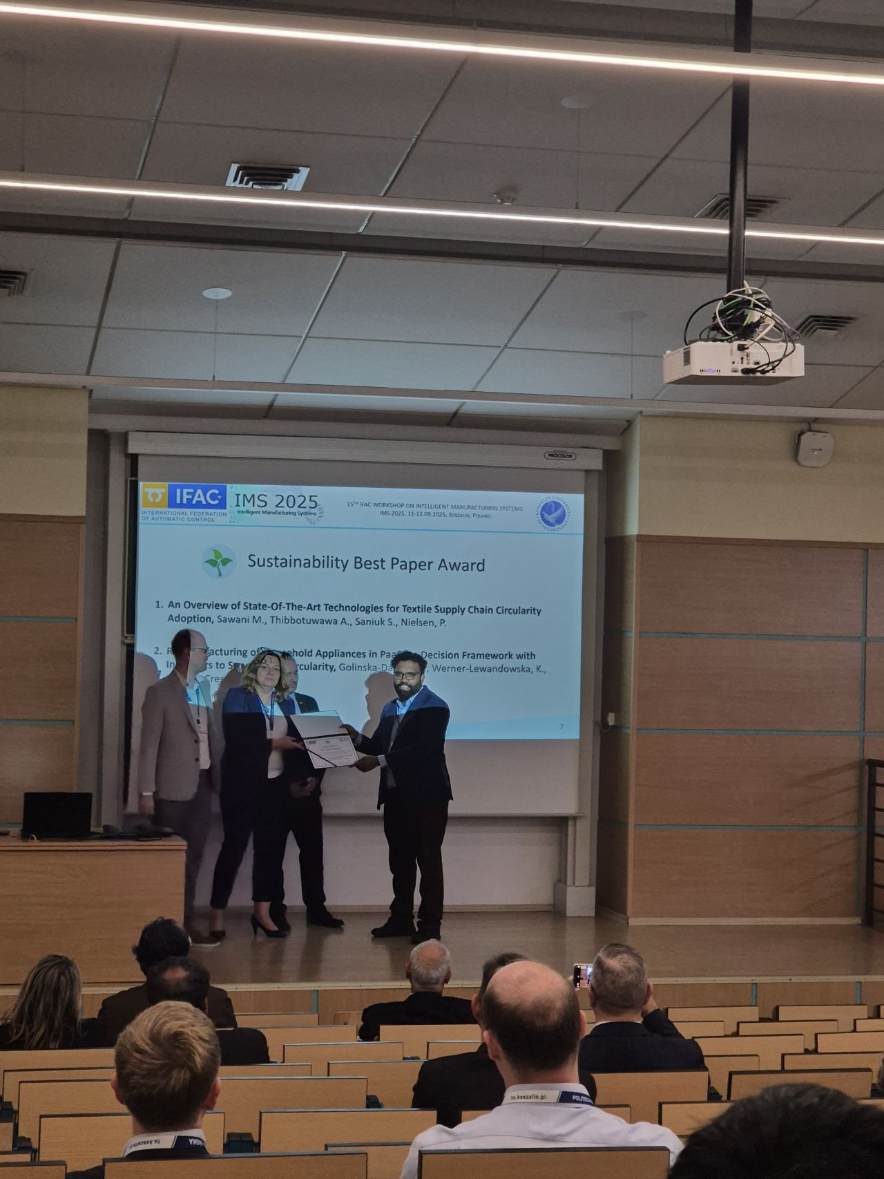 Sustainability Best Paper Award